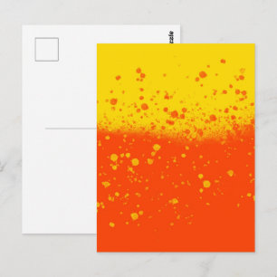 Carte Postale Impression minimaliste d'été ensoleillé