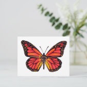 Carte Postale Impression papillon vintage (Debout devant)