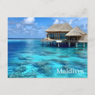 Carte Postale Impression photo des Maldives
