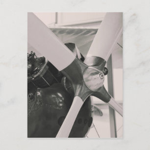 Carte Postale Impression photographique du plan d'hélice vintage