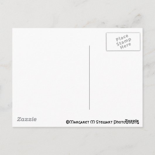 Carte Postale Impression rouge (Dos)