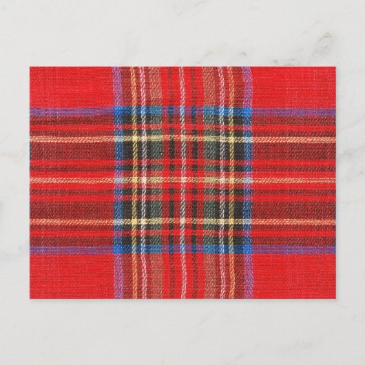 Carte Postale Impression rouge (Devant)