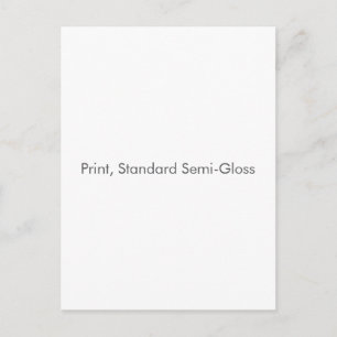 Carte Postale Impression, semi-brillant standard