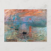 Carte Postale Impression, soleil levant | Claude Monet | (Devant)
