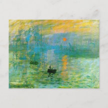 Impression, Sunrise par Claude Monet Postcard