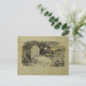 Carte Postale Impression vintage (Debout devant)