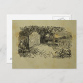 Carte Postale Impression vintage (Devant / Derrière)