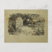 Carte Postale Impression vintage (Devant)