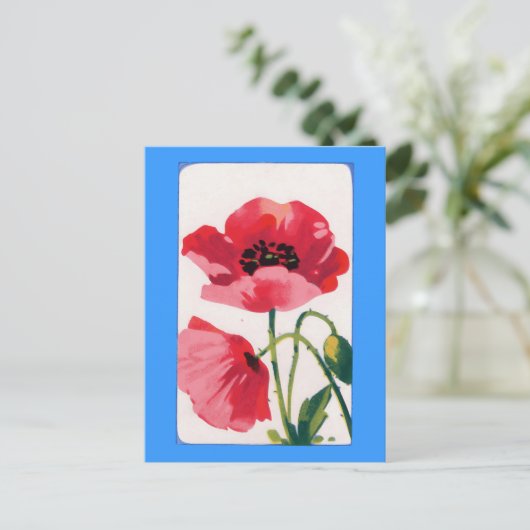 Carte Postale Impression vintage (Debout devant)