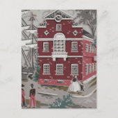 Carte Postale Impression vintage Boston (Devant)