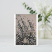 Carte Postale Impression vintage KRAKEN (Debout devant)