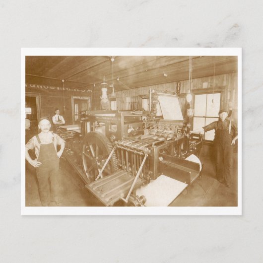 Carte Postale Impression vintage photo (Devant)