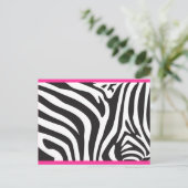Carte Postale Impression Zebra (Debout devant)