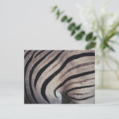 Carte Postale Impression Zebra (Debout devant)