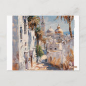 Carte Postale Impressionist motiv of Tunis (Dos)
