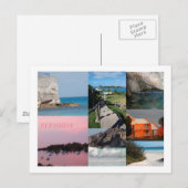 Carte Postale Impressionnant Collage Photo Bermudes (Devant / Derrière)