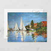 Carte postale Impressionnisme Bateaux Art (Devant / Derrière)