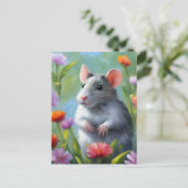 Carte Postale Impressionnisme Beauté Rat coloré (Debout devant)