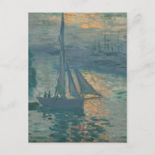 Carte Postale Impressionnisme Marin Peinture de Monet Lever du S