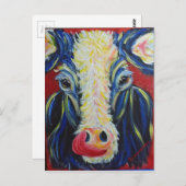 Carte Postale Impressionnisme Post-impressionnisme Vache Animaux (Devant / Derrière)