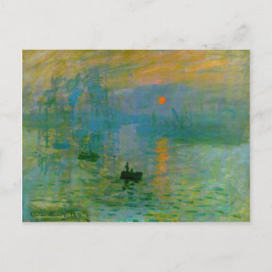 Carte Postale Impressionnisme, Sunrise par Claude Monet Postcard