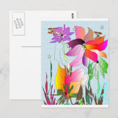 CARTE POSTALE IMPRESSIONS CLAIRES (Devant / Derrière)