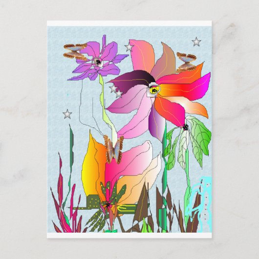 CARTE POSTALE IMPRESSIONS CLAIRES (Devant)