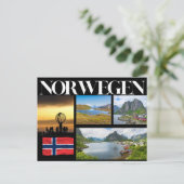 Carte Postale Impressions de Norvège (Debout devant)