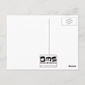 Carte Postale impressions de tulipe (Dos)
