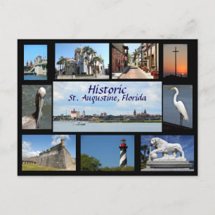Carte Postale Impressions historiques de St Augustine, Floride P