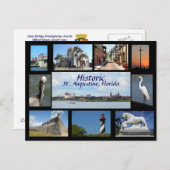 Carte Postale Impressions historiques de St Augustine, Floride P (Devant / Derrière)