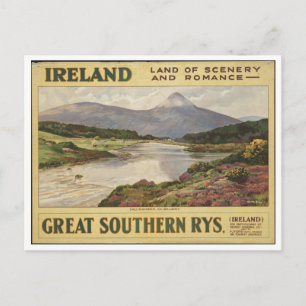 Carte Postale Impressions rétrographiques de l'affiche Vintage v