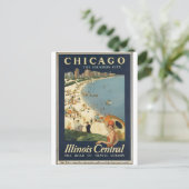 Carte Postale Impressions rétrographiques de l'affiche Vintage v (Debout devant)