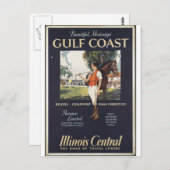 Carte Postale Impressions rétrographiques de l'affiche Vintage v (Devant / Derrière)