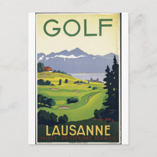 Carte Postale Impressions rétrographiques de l'affiche Vintage v