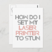 Carte Postale Imprimante laser (Devant / Derrière)