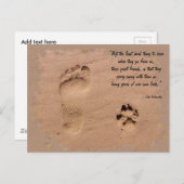 Carte Postale Imprimantes pour animaux de compagnie et propriéta (Devant / Derrière)