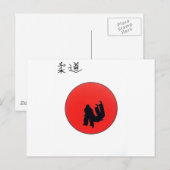 Carte Postale Imprimée Art Du Judo (Devant / Derrière)
