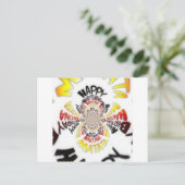 Carte Postale Imprimer Anniversaire Kaleidoscope (Debout devant)