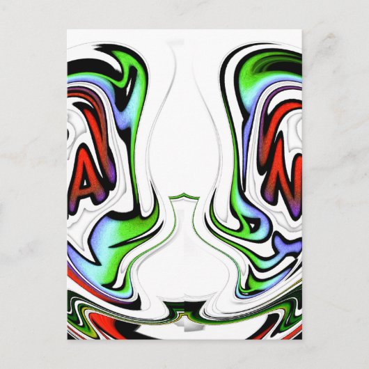 Carte Postale Imprimer Hakuna Matata Whirl Art Extraordinaire (Devant)