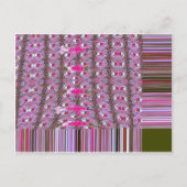 Carte Postale Imprimer l'art Motif Abstrait dense et complexe (Devant)