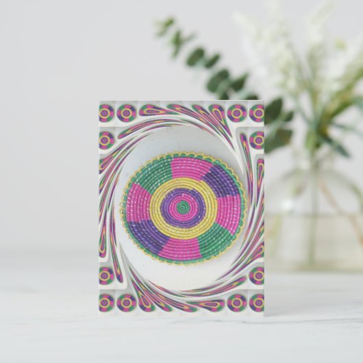 Carte Postale Imprimer Tournage Tissé (Debout devant)