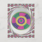 Carte Postale Imprimer Tournage Tissé (Devant)