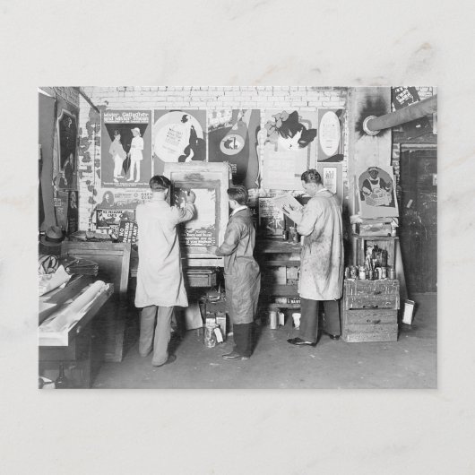 Carte Postale Imprimerie, 1921 (Devant)