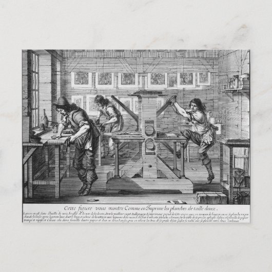 Carte Postale imprimerie française, 1642 (Devant)