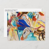 Carte Postale Improvisation 30 (Canons) par Wassily Kandinsky (Devant / Derrière)