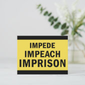 Carte Postale Imputer, Imputer, Emprisonner (Debout devant)
