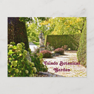 CARTE POSTALE "IN THE GARDEN" TOLEDO BOTANICAL GARDENS (PHOTOG)