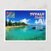 Carte Postale Inaba - Tuvalu - Vue mer - (Devant)