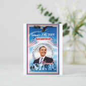 Carte Postale Inauguration de Barack Obama (Debout devant)